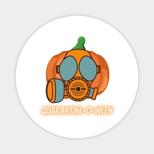 Quarantine-O-Ween Pumpkin Funny Halloween 2020 Costume Easy Costume Funny Gift for Halloween Radioactive Mask Quarantine Mask Magnet